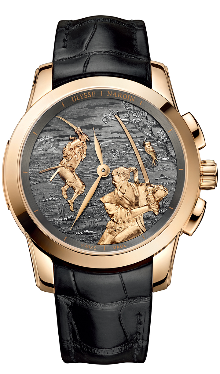 武士活動人偶單問報時錶