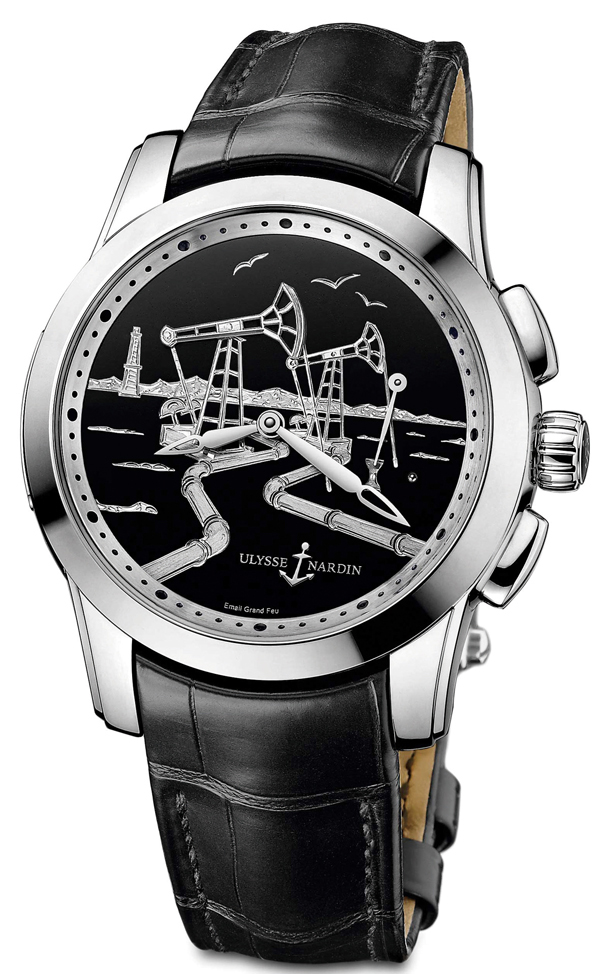 Hourstriker Oil Pump鑽油井單問報時錶