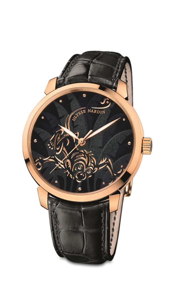 Classico鎏金靈猴腕錶