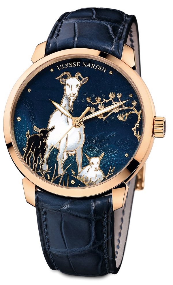 Classico Goat鎏金羊年腕錶