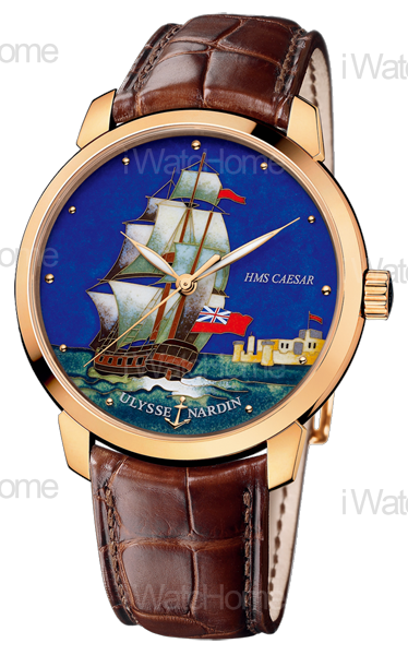 HMS凱薩號琺瑯彩繪限量腕錶