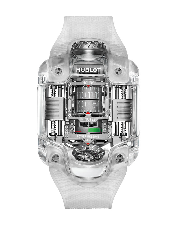 MP-10雙垂直上鍊陀飛輪藍寶石腕錶