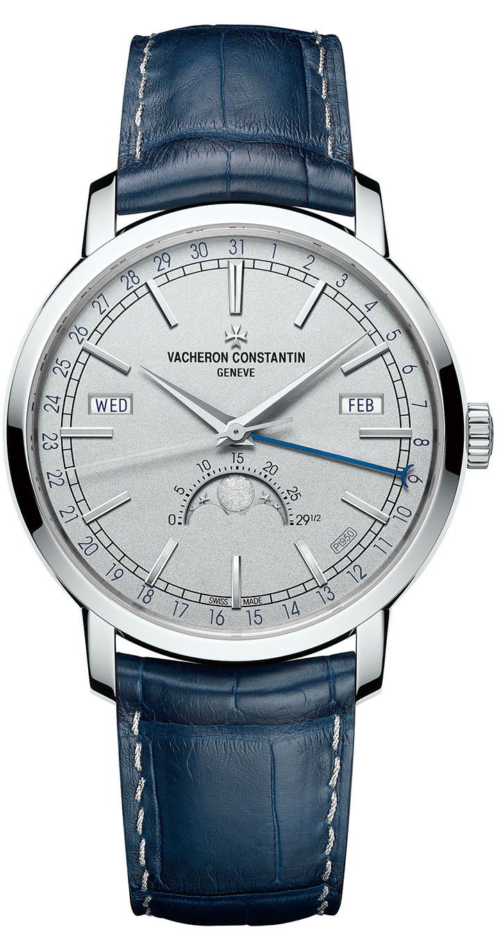 Traditionnelle全日曆限量鉑金珍藏款腕錶