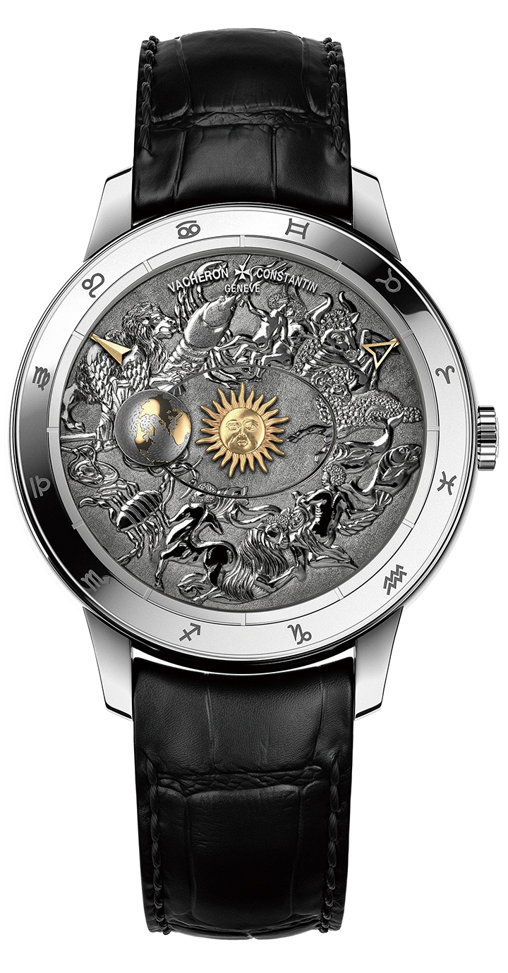 藝術大師哥白尼天體球手工雕刻腕錶