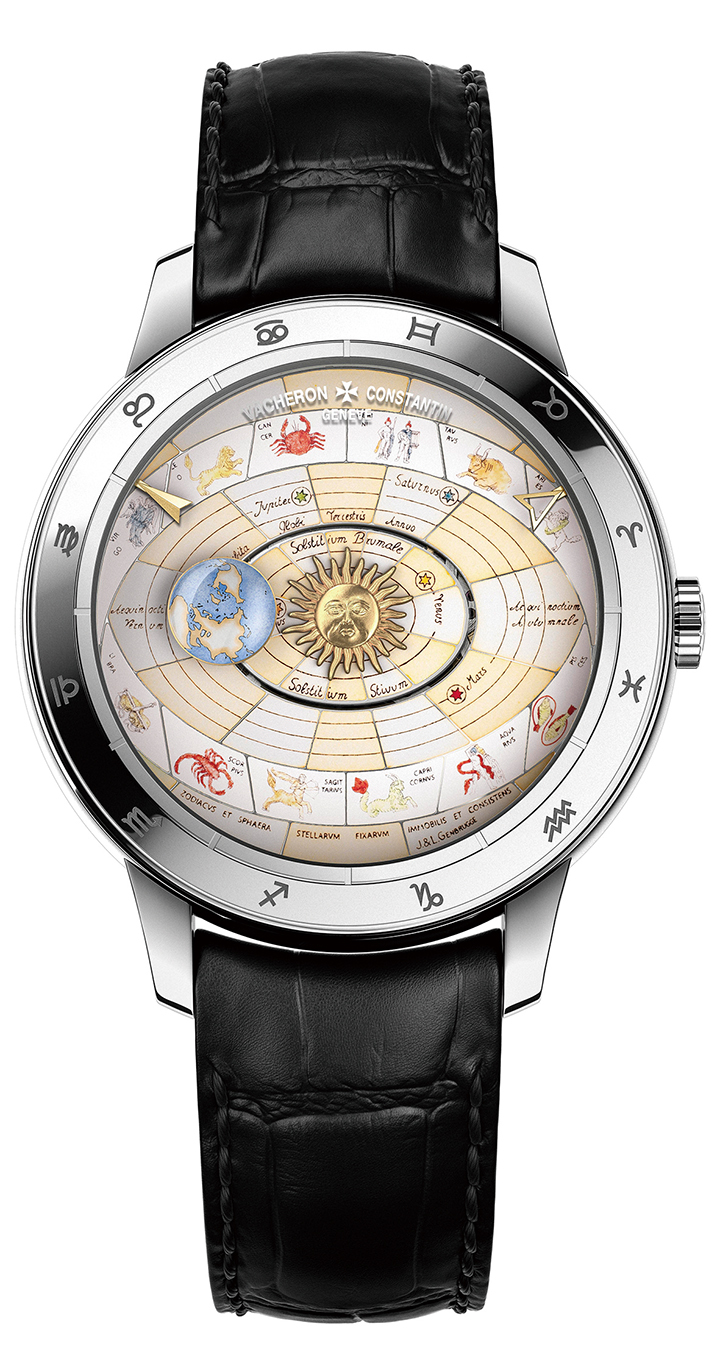 藝術大師哥白尼天體球大明火琺瑯腕錶