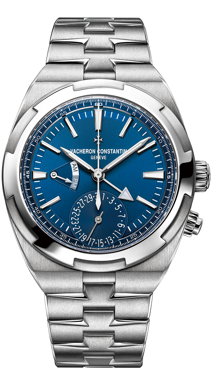 Overseas縱橫四海系列兩地時間腕錶