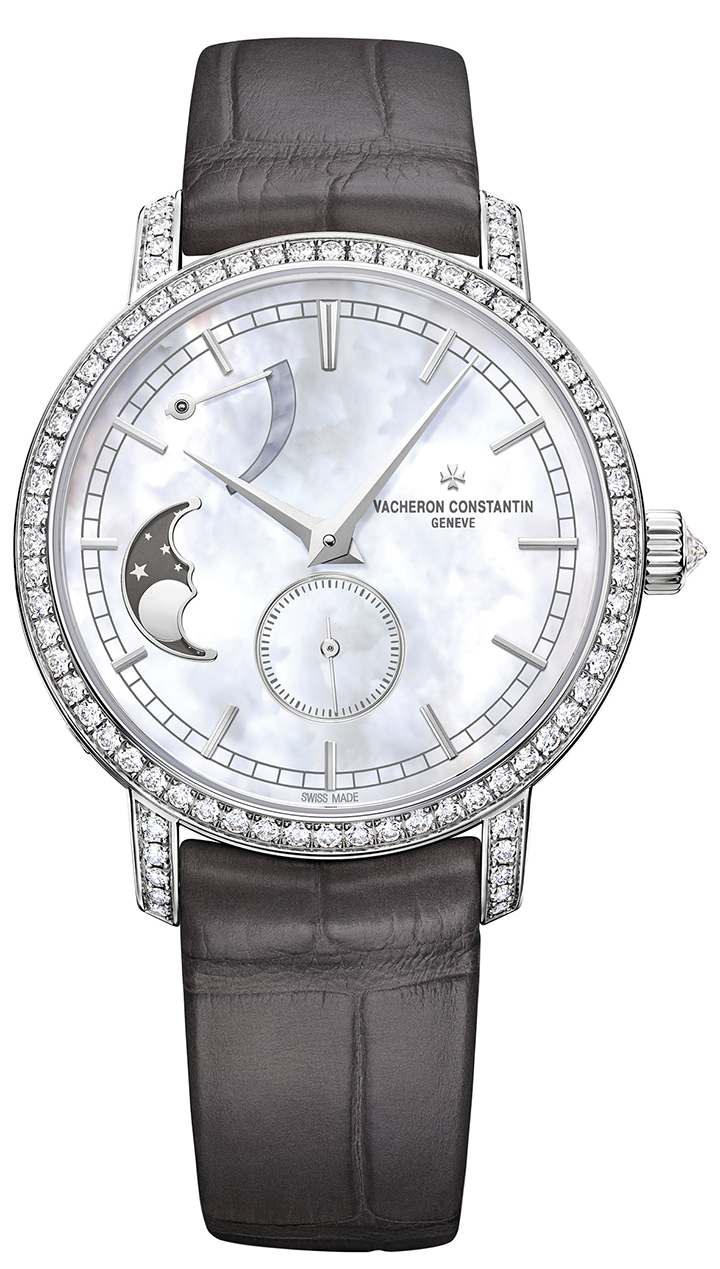 Traditionnelle 月相盈虧動力儲存小型號腕錶