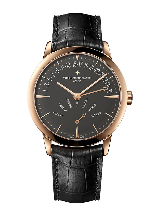 Patrimony雙飛返時期日曆腕錶