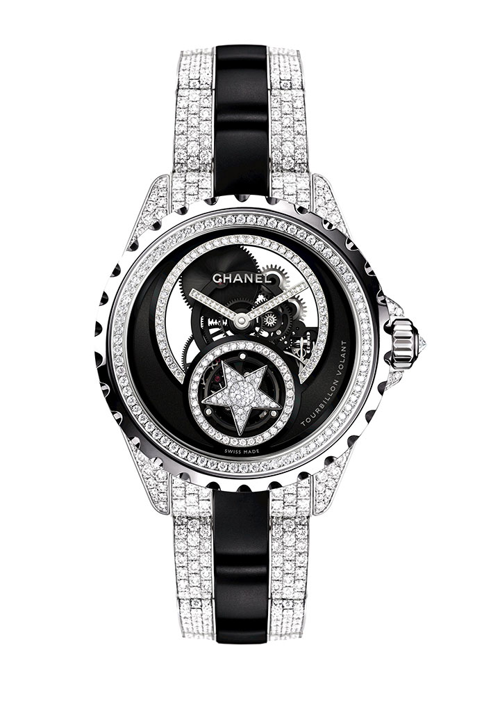 J12鏤空飛行陀飛輪