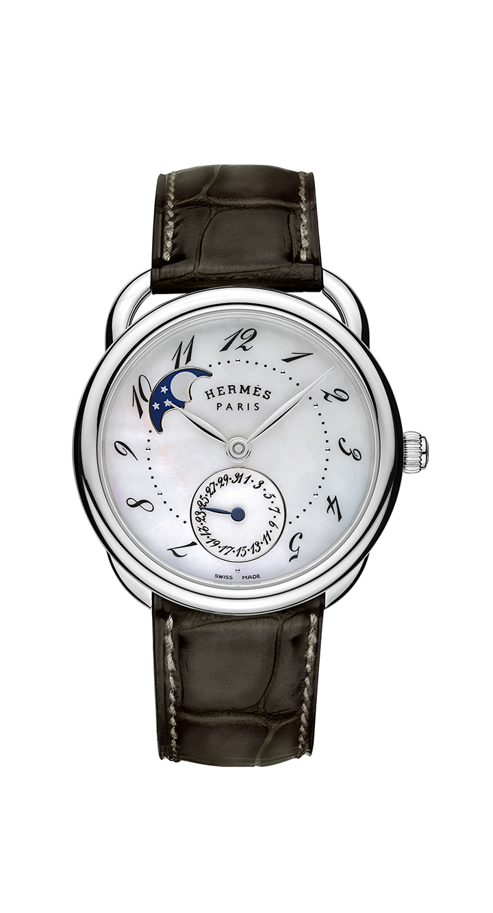 HERMES Arceau 小月相腕錶