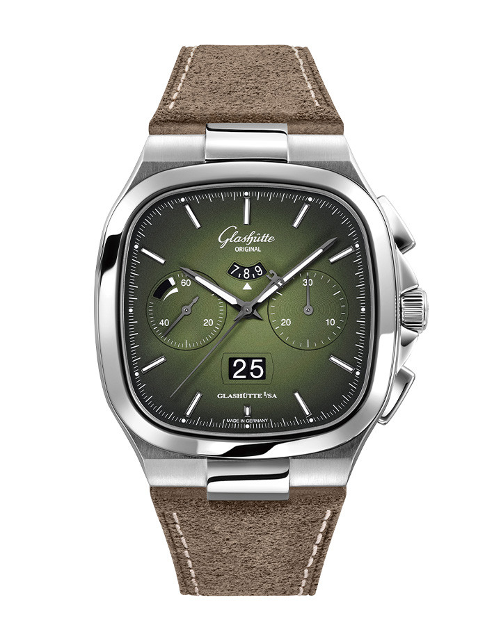 復古系列七零年代大日曆計時腕錶