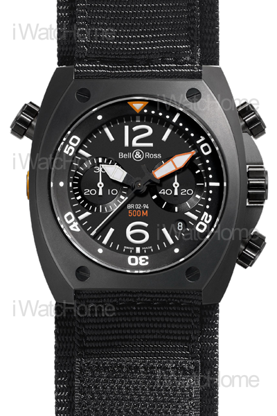 BR02-94黑鋼計時潛水錶