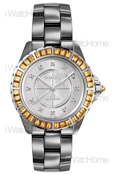 J12 Chromatic 干邑白蘭地藍寶石腕錶