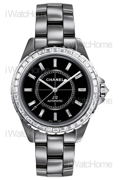 J12 Chromatic 長梯形切割鑽石腕錶