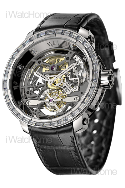 DEWITT Twenty-8-Eight鏤空陀飛輪腕錶