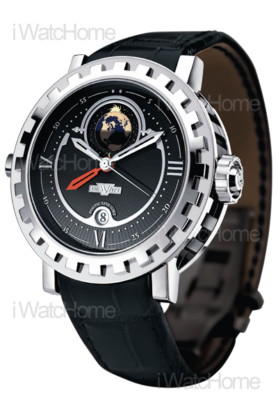 DEWITT Academia GMT 2兩地時間腕錶