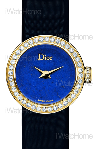 DIOR La Ｍini D de Dior 青金石鑽石腕錶