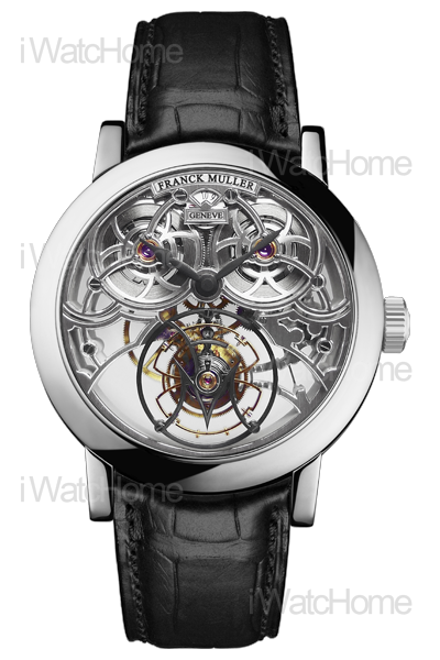 FRANCK MULLER Giga 圓形鏤空陀飛輪腕錶