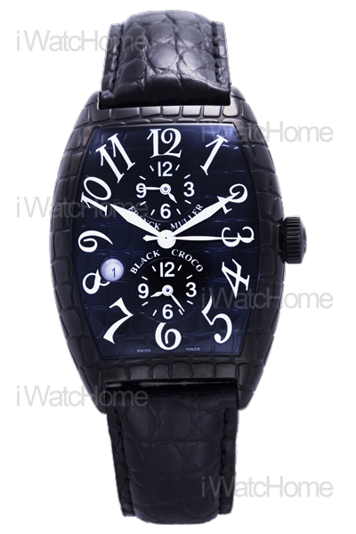 FRANCK MULLER Black Croco Master Banker 三地時間腕錶