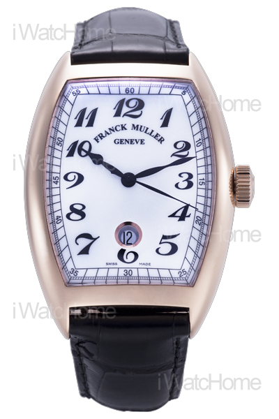 FRANCK MULLER Vintage 酒樽型玫瑰金腕錶