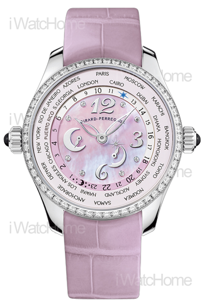 WW. TC世界時區仕女鑽錶