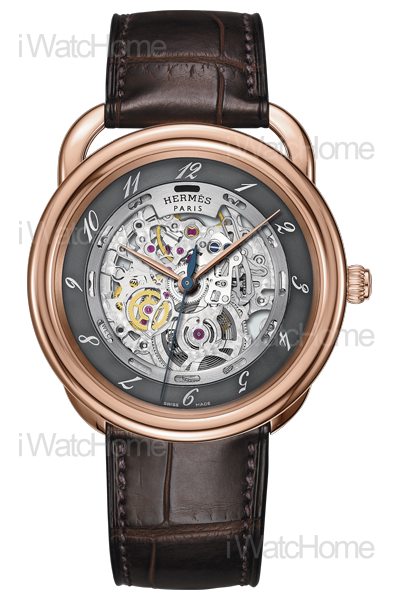 HERMES Arceau 鏤空機械錶