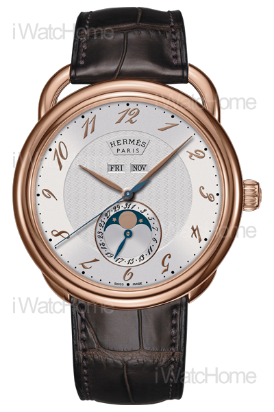 HERMES Arceau 全日曆月相錶