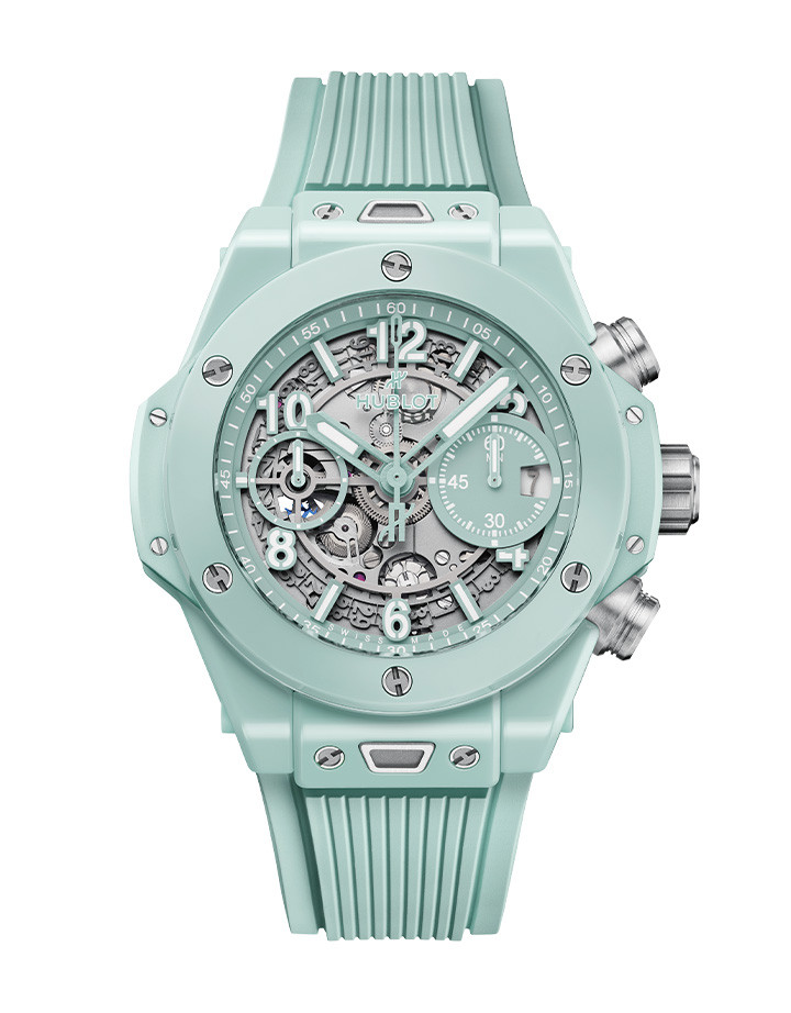 Big Bang Unico薄荷綠陶瓷計時碼錶