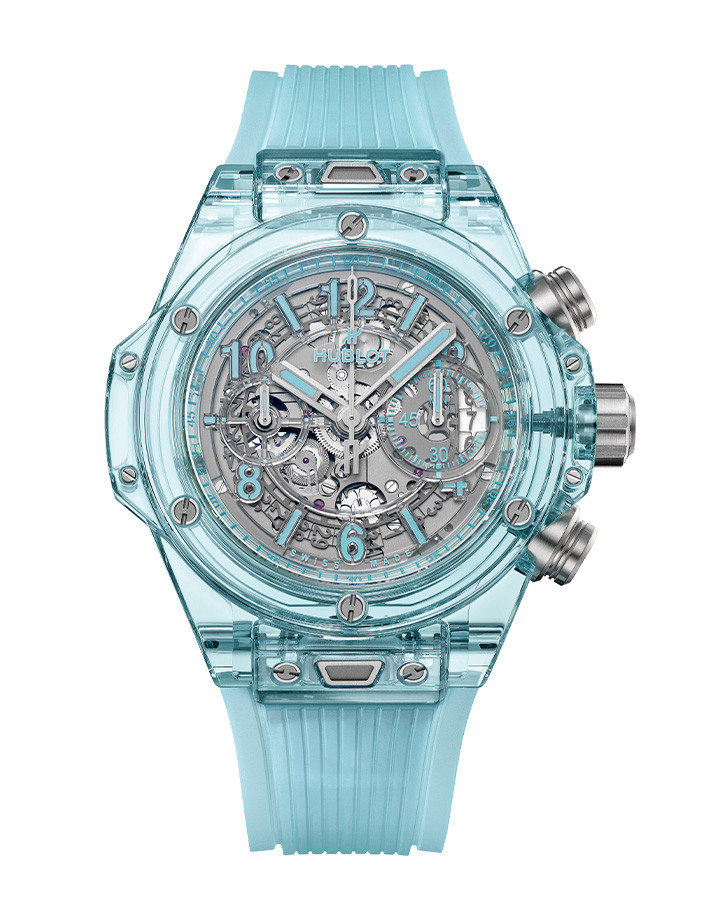 Big Bang Unico湖水藍寶石計時碼錶