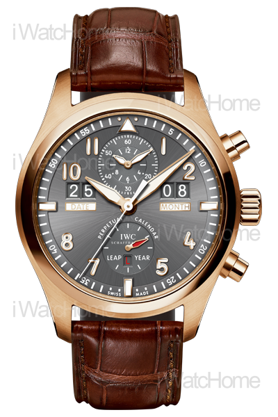 噴火戰機萬年曆數字日期-月份腕錶