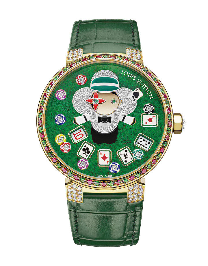 Tambour Slim Vivienne跳時腕錶