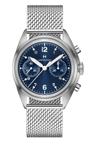 漢米爾頓卡其空軍系列飛行員 Pioneer 機械計時腕錶