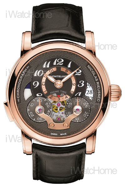 Nicolas Rieussec鏤空雙時區計時腕錶