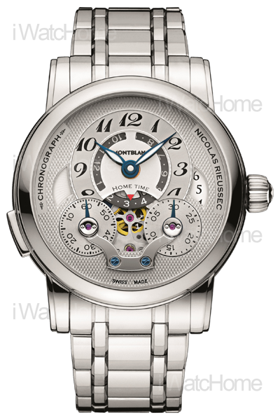 Nicolas Rieussec鏤空雙時區計時腕錶