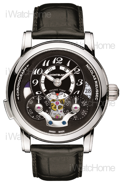 Nicolas Rieussec鏤空雙時區計時腕錶