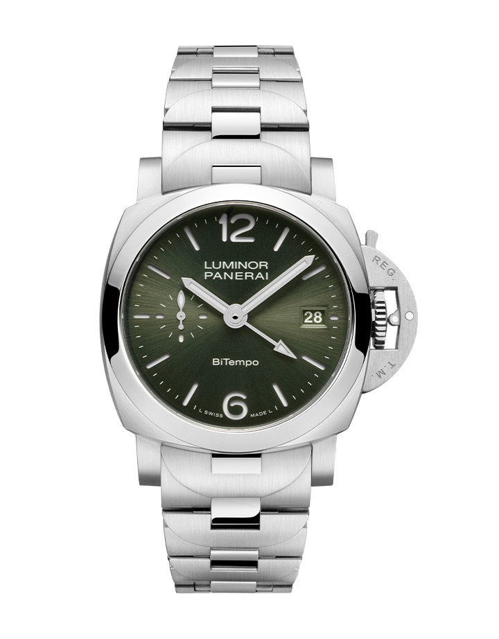 Luminor Quaranta BiTempo Metal Bracelet