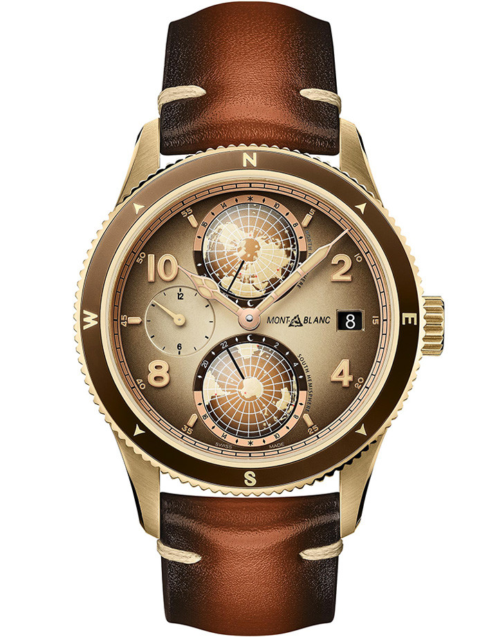 萬寶龍1858系列Geosphere世界時間腕錶限量款