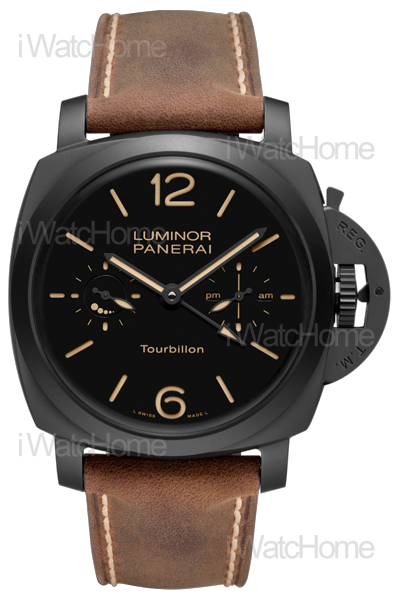 PANERAI PAM00396 Luminor 1950 3 Tourbillon GMT Ceramica
