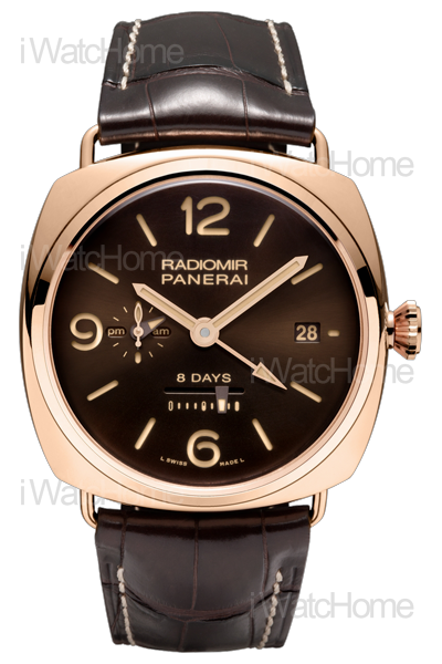 PANERAI PAM00395 Radiomir 8 Days GMT Oro Rosso腕錶