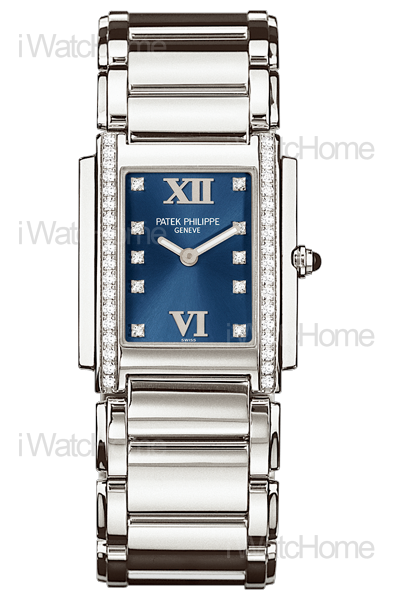 Twenty~4藍面女錶 4910/10A-012