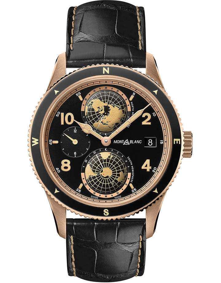 萬寶龍1858系列Geosphere世界時間腕錶限量款