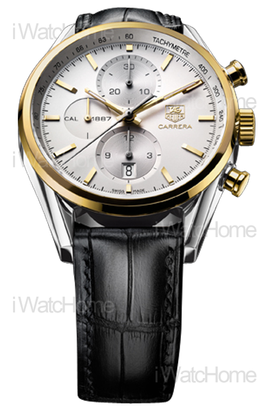 TAG HEUER CARRERA Caliber 1887 18K黃金計時碼錶