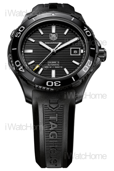TAG HEUER Aquaracer 500M Caliber 5 陶瓷錶圈自動腕錶