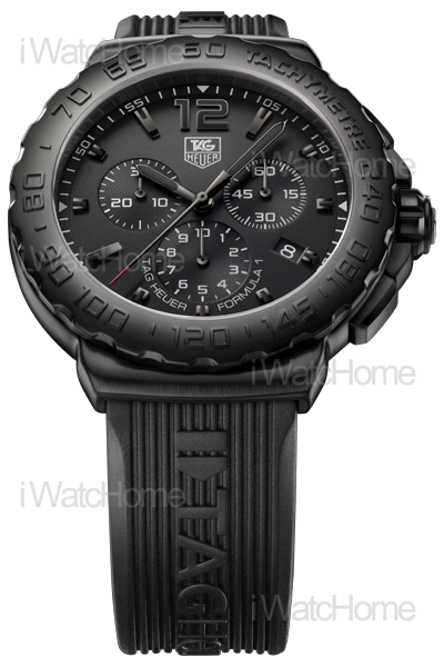 TAG HEUER Formula 1黑色碳化鈦計時碼錶