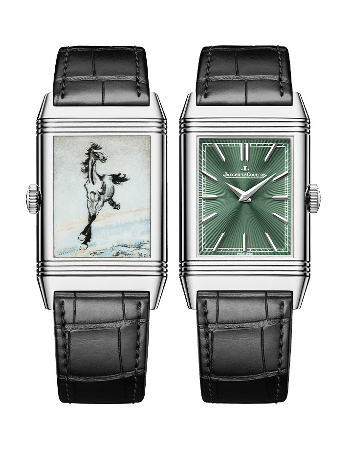 翻轉系列琺瑯腕錶「徐悲鴻」限量版「奔馬圖」款