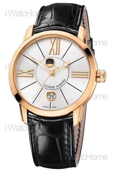 Classico Luna 鎏金玉弓腕錶