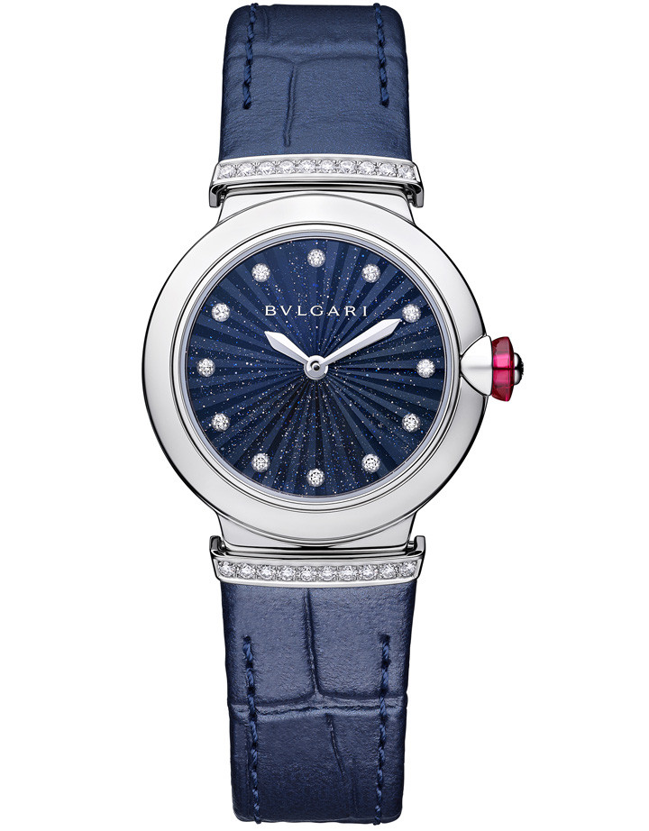 LVCEA INTARSIO AVENTURINE 砂金石面盤精鋼腕錶